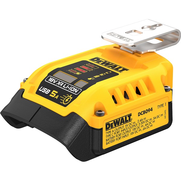 DEWALT Kombi-Ladegerät mit Powerbank-Funktion für XR & XR FLEXVOLT Akkus