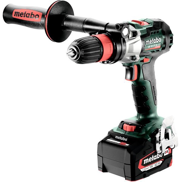 Metabo Akku-Gewindebohrer GB 18 LTX BL Q I metaBOX 145 L - 18V 2x5.2Ah Li-Power + ASC 55