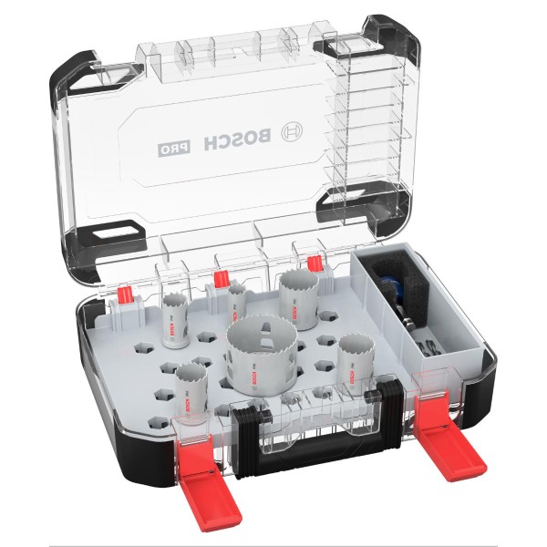 Bosch PRO Multi Material PC Plus Lochsägen ø 19,25,30,35,40,68 - 9 teiliges Set