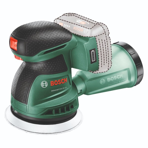 Bosch Akku-Exzenterschleifer UniversalOrbit 18V-20