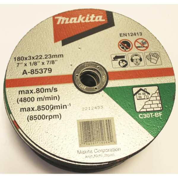 Makita Trennscheibe, 180mm - 25 Stück - A-85379-25