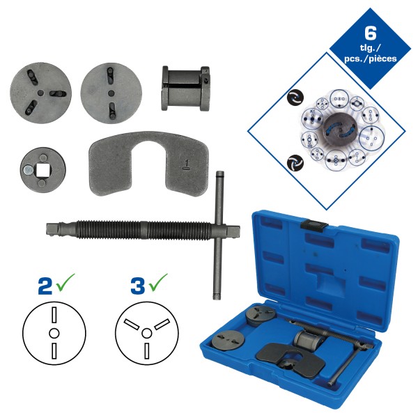 Brilliant Tools Universal-Bremskolben-Rückstellwerkzeug-Satz, 5-tlg ...