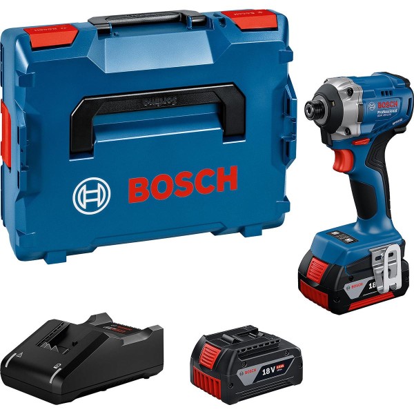 Bosch Akku-Drehschlagschrauber GDR 18V-215, 2 x Akku GBA 18V 4.0Ah, L-BOXX 136