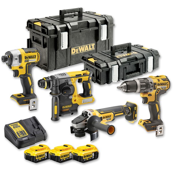 DEWALT 3er Akku Kombopack 18V + 3 Akku + Schnellladegerät II