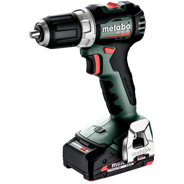 Metabo Akku-Bohrschrauber BS 18 L BL metaBOX 145 - 18V 2x2Ah Li-Power + SC 30 - 613155500