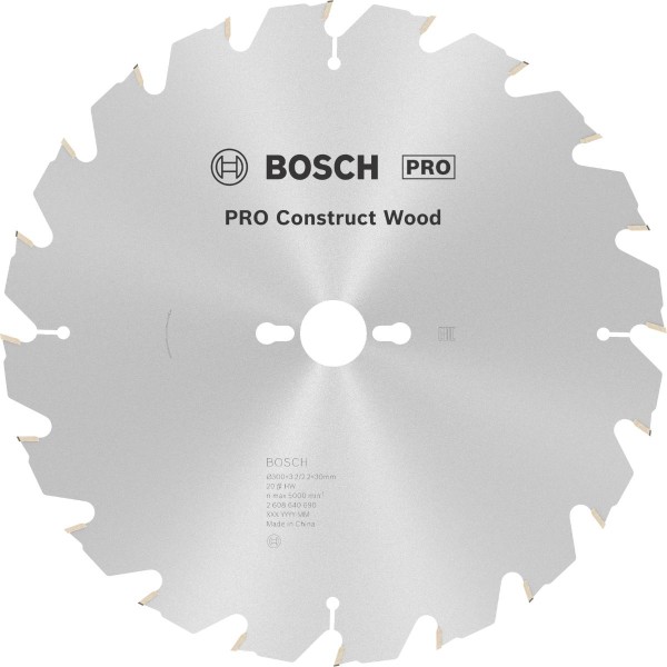 Bosch Kreissägeblatt Construct Wood für Tischkreissägen