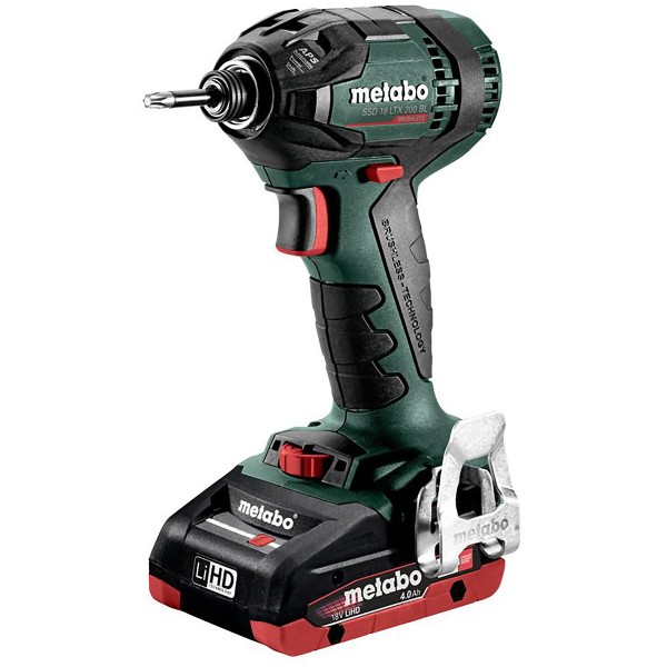 Metabo Akku-Schlagschrauber SSD 18 LTX 200 BL metaBOX 145 - 18V 2x4Ah LiHD + ASC 55