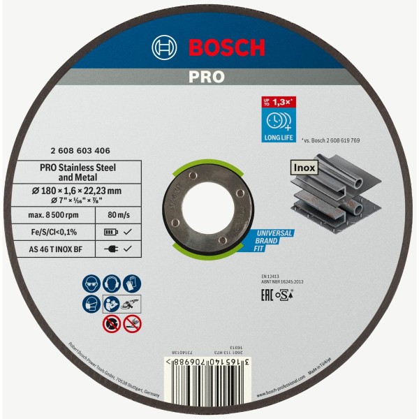 Bosch Trennscheibe gerade Expert for Inox - Rapido AS 46 T INOX BF