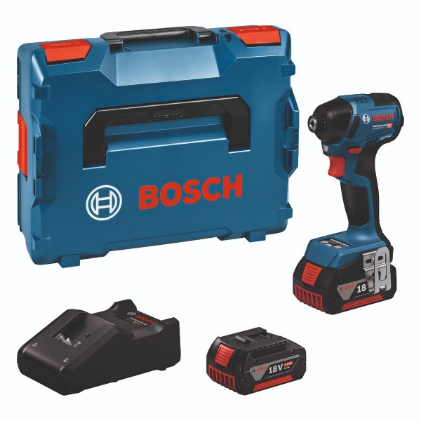 Bosch Schlagschrauber GDR 18V-220 C inkl. 2 Akkus & L-BOXX 136