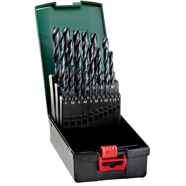 Metabo HSS-R-Bohrerkassette - 25 teiliges Set