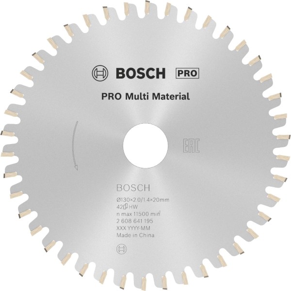 Bosch Kreissägeblatt Multi Material für Handkreissägen