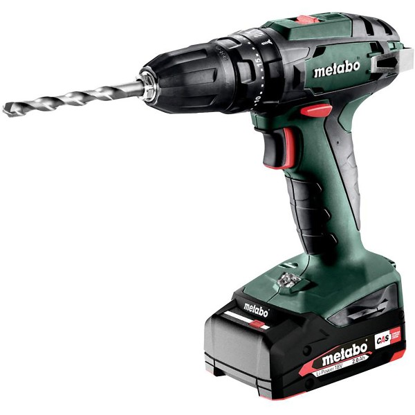 Metabo Akku-Schlagbohrschrauber SB 18 metaBOX 145 - 18V 2x2Ah Li-Power + SC 30