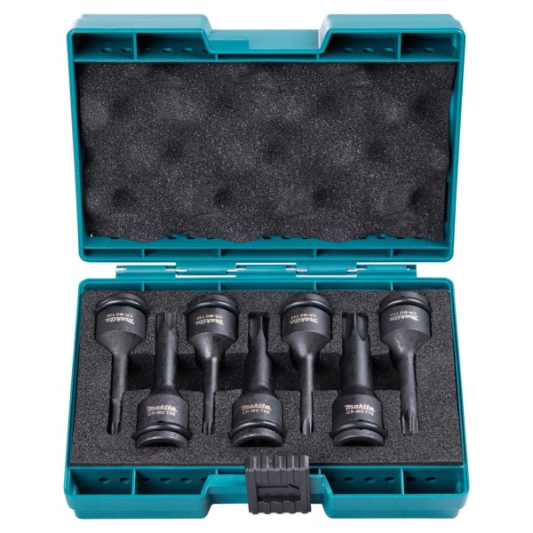 Makita T-Schlagnuss-Set 7-tlg. IMPACT BLACK 7-teilig - 1/2 Zoll Vierkant - Impact Black - E-23628