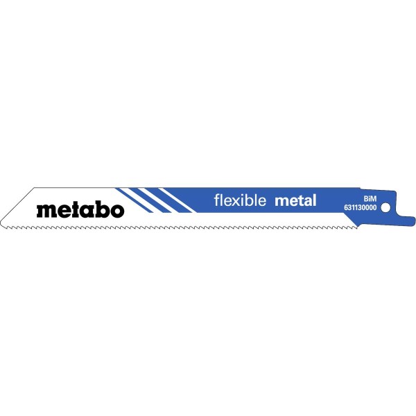 Metabo Säbelsägeblätter flexible metal 150 mm BiM / 14 TPI gewellt / gefräst - 2 Stück