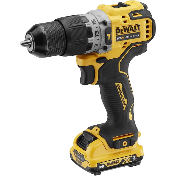 DEWALT 2-Gang-Akku-Schlagbohrschrauber 12V + 2 Akku + Schnellladegerät