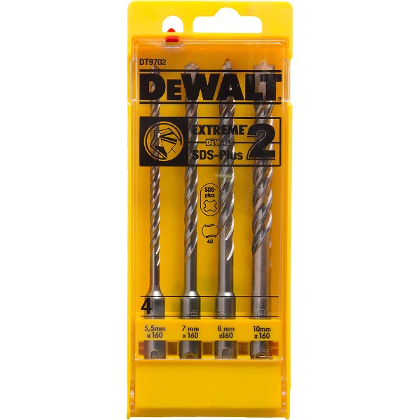 DEWALT EXTREME 2 Hammerbohrer-Set SDS-plus 4-tlg. II