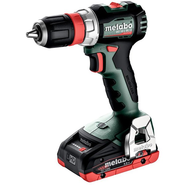 Metabo Akku-Bohrschrauber BS 18 L BL Q metaBOX 145 - 18V 2x4Ah LiHD + ASC 55