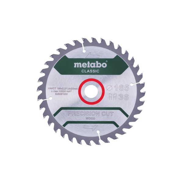 Metabo Sägeblatt precision cut wood - classic WZ 15° / - Karton