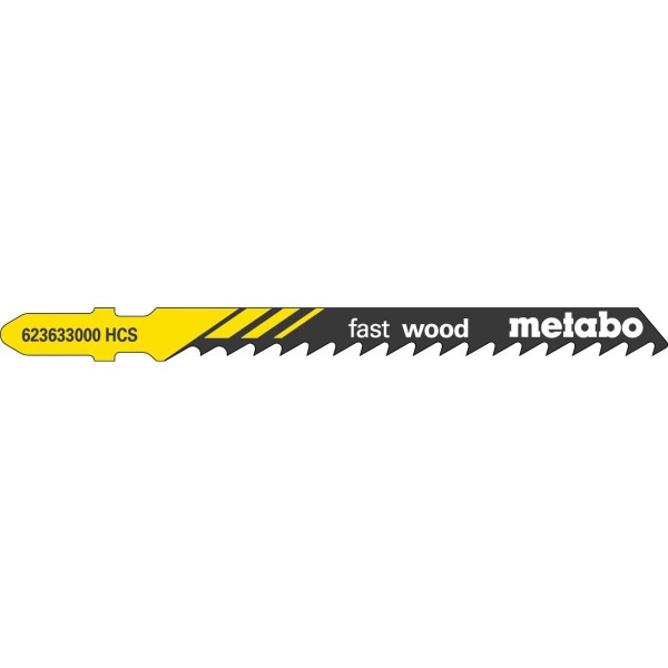 Metabo Stichsägeblätter fast wood 74/ 4,0 mm, HCS - 100 Stück