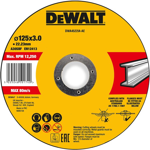 DEWALT High Performance Trennscheibe Metall ø 125mm