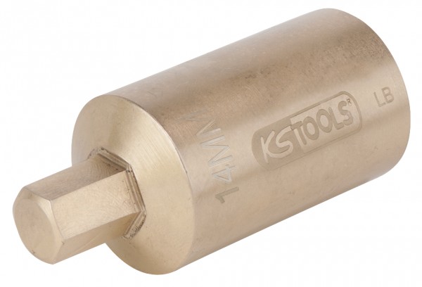 KS Tools BRONZEplus Bit-Stecknuss Innensechskant 1"