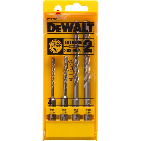 DEWALT EXTREME 2 Hammerbohrer-Set SDS-plus 4-tlg. I