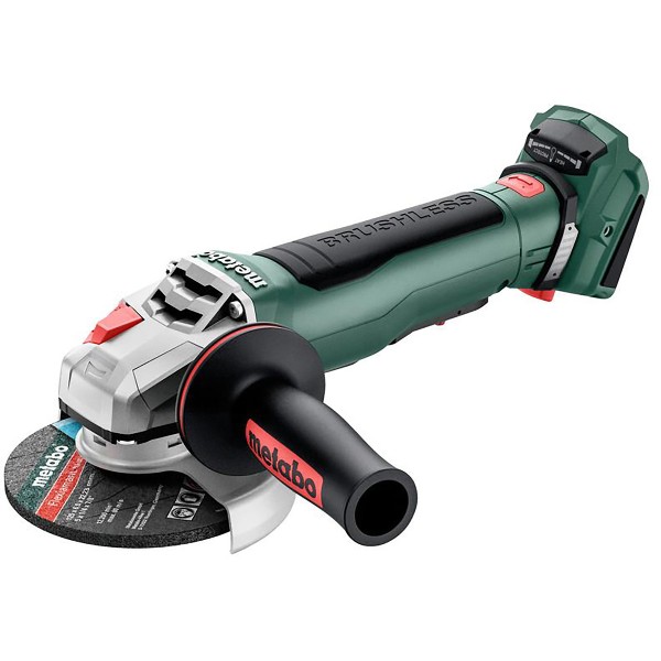 Metabo Akku-Winkelschleifer WPB 18 LT BL 11-125 Quick mit Bremse, Schnellspannmutter - Karton