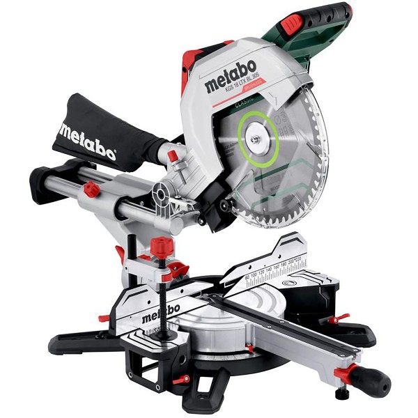 Metabo Akku-Kappsäge KGS 18 LTX BL 305 mit Zugfunktion - - 18V 2x8Ah LiHD + ASC 145