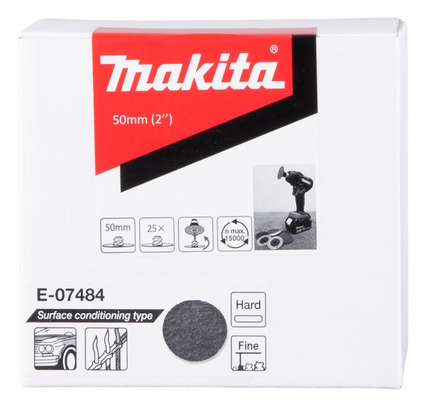 Makita Vliesscheibe, 50 mm - hart fein - E-07484