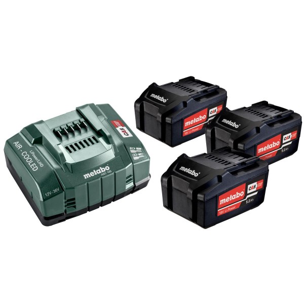 Metabo Basis-Set 3 x 5.2 Ah