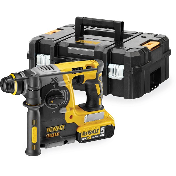 DEWALT Akku-Kombihammer 18V SDS-plus 24mm + 2 Akkus + Ladegerät