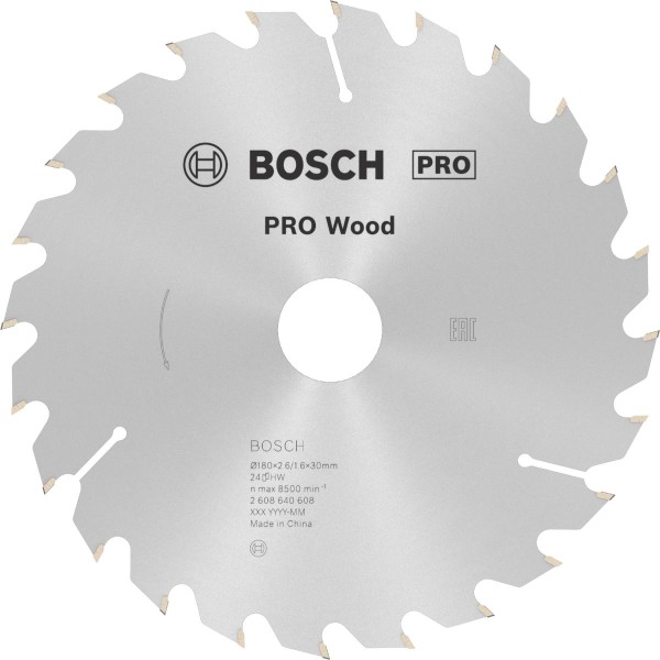 Bosch Kreissägeblatt Optiline Wood für Handkreissägen ø 180 mm