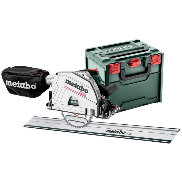 Metabo Tauchkreissäge KT 66 BL mit Führungsschiene FS 160 - metaBOX 340