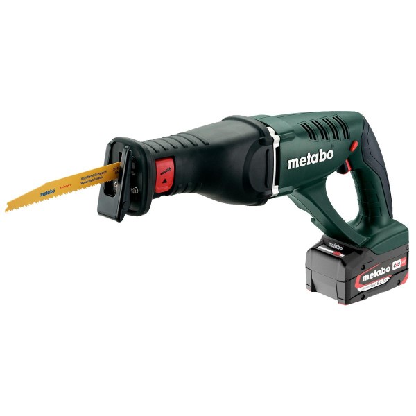 Metabo Akku-Säbelsäge ASE 18 LTX metaBOX 145 L - 18V 2x5.2Ah Li-Power + ASC 55