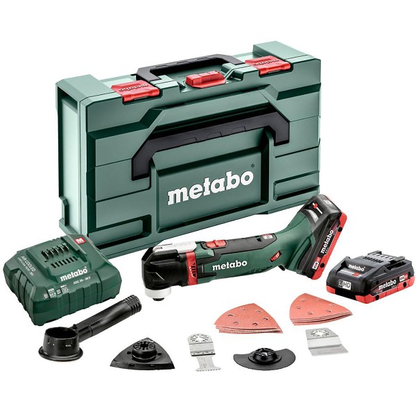 Metabo Akku-Multitool MT 18 LTX metaBOX 145 L - 18V 2x4Ah LiHD + ASC 55