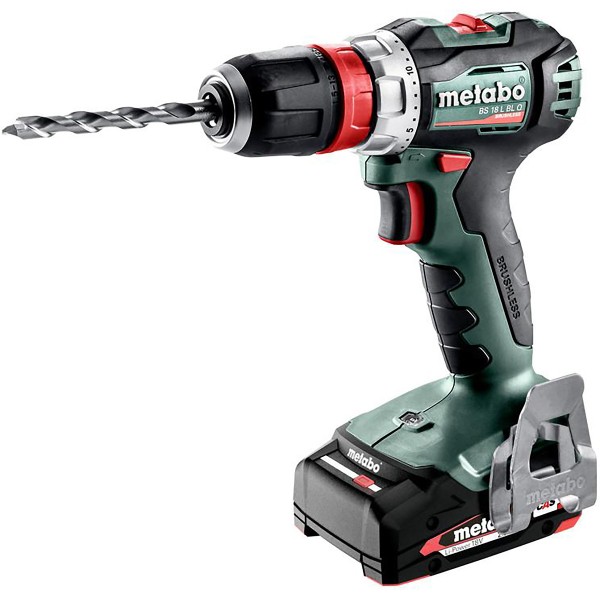 Metabo Akku-Bohrschrauber BS 18 L BL Q metaBOX 145 - 18V 2x2Ah Li-Power + SC 30 - 602327500