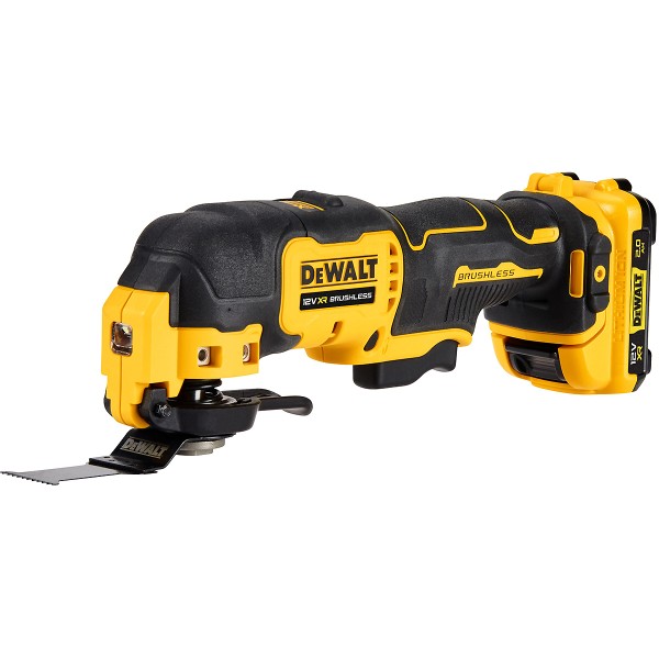 DEWALT Akku-Multi-Tool 12V / 2Ah + 2 Akku + Schnellladegerät + Zubehör