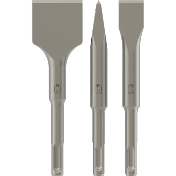 Bosch Kurzmeißel-Set mit SDS plus, 3-teilig, 140, 140 x 20, 140 x 40 mm