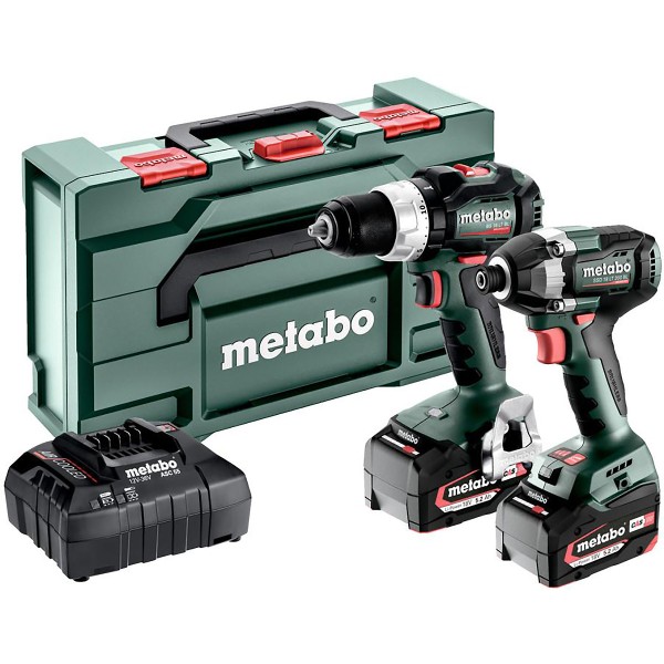 Metabo Akku Combo Set 2.8.4 18V BS 18 LT BL + SSD 18 LT 200 BL - metaBOX 145 L