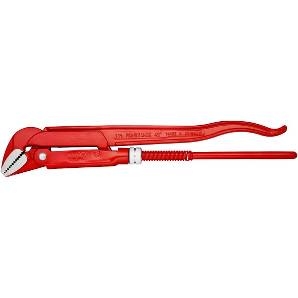 KNIPEX Rohrzange 45° 430 mm rot pulverbeschichtet