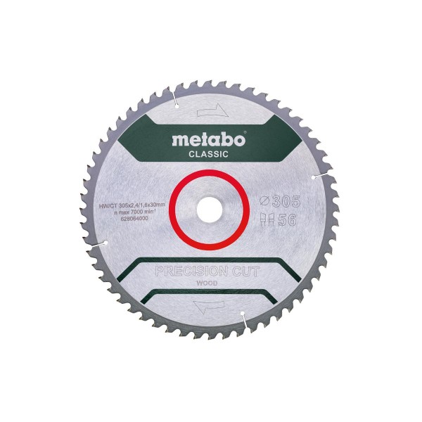 Metabo Sägeblatt precision cut wood - classic WZ 5°neg / - Karton