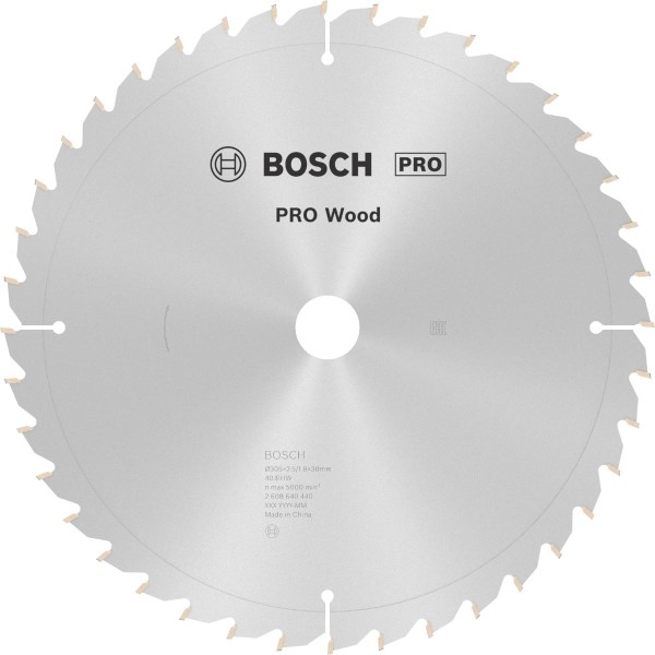 Bosch Kreissägeblatt Optiline Wood für Kapp- und Gehrungssäge ø 305 mm