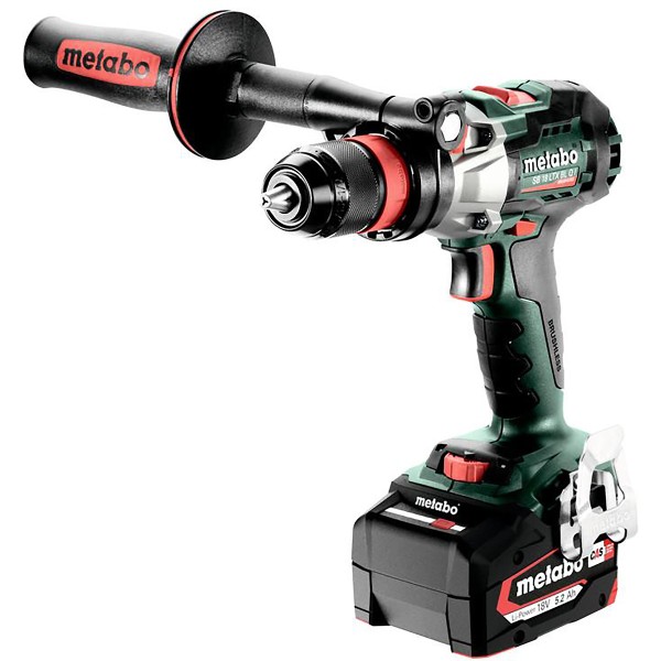 Metabo Akku-Schlagbohrschrauber SB 18 LTX BL Q I metaBOX 145 L - 18V 2x5.2Ah Li-Power + ASC 55