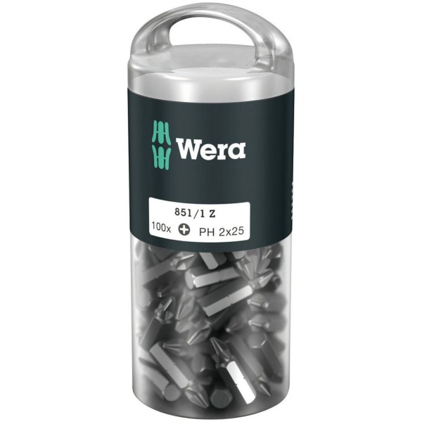 Wera 851/1 Z DIY 100 Bits, PH 2 x 25 mm, 100-teilig