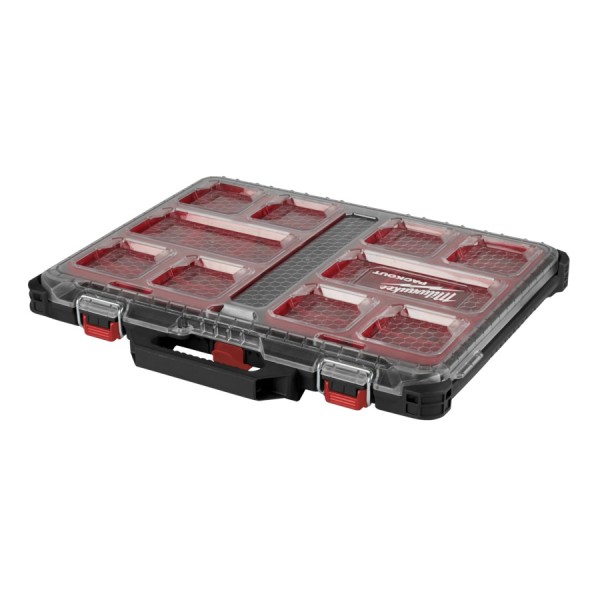 Milwaukee PACKOUT Organiser Slim, inkl. Sortierboxen