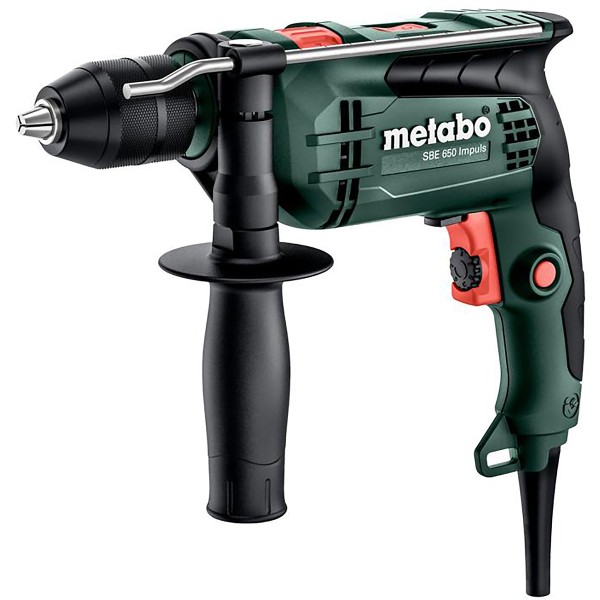 Metabo Schlagbohrmaschine SBE 650 Impuls Kunststoffkoffer