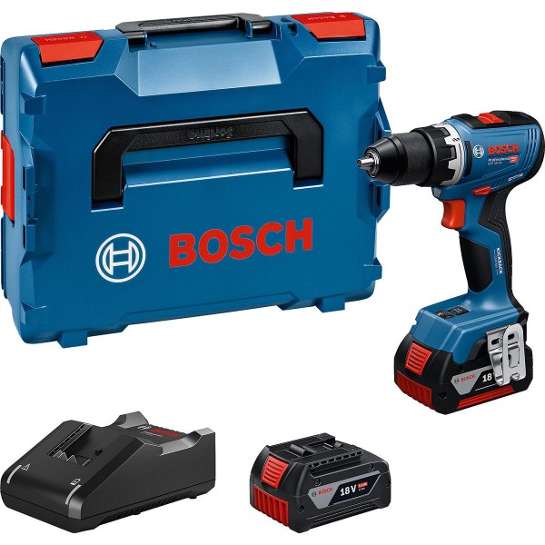 Bosch Akku-Bohrschrauber GSR 18V-65, 2 x Akku GBA 18V 5.0Ah, L-BOXX 136