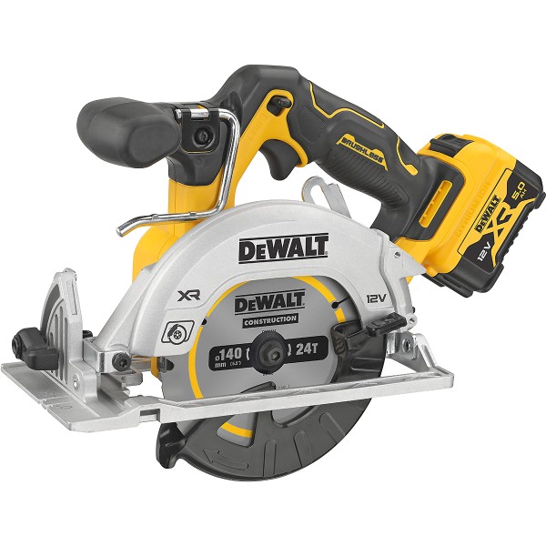 DEWALT Akku-Handkreissäge 12V 140mm + 2 Akku + Schnellladegerät