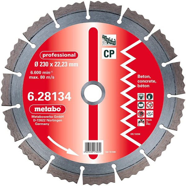 Metabo Diamant-Trennscheibe professional CP / Beton