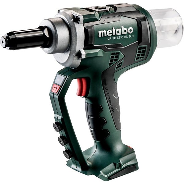 Metabo Akku-Blindnietpistole NP 18 LTX BL 5.0 metaBOX 145 L